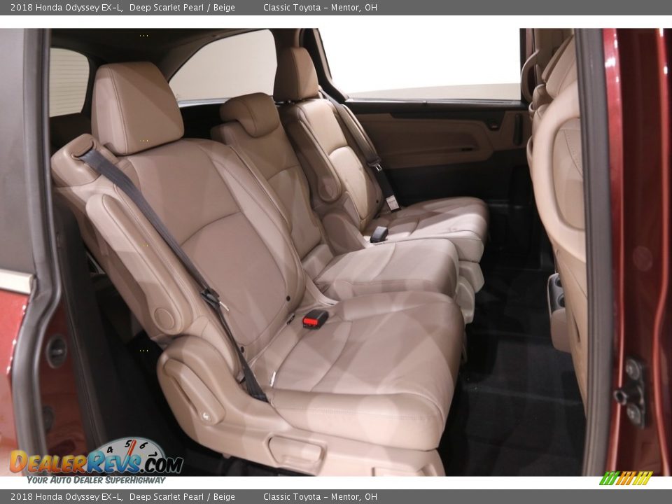 2018 Honda Odyssey EX-L Deep Scarlet Pearl / Beige Photo #18