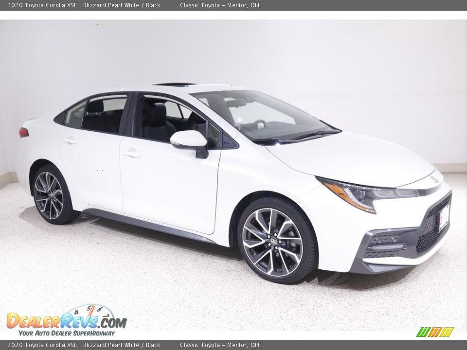 2020 Toyota Corolla XSE Blizzard Pearl White / Black Photo #1