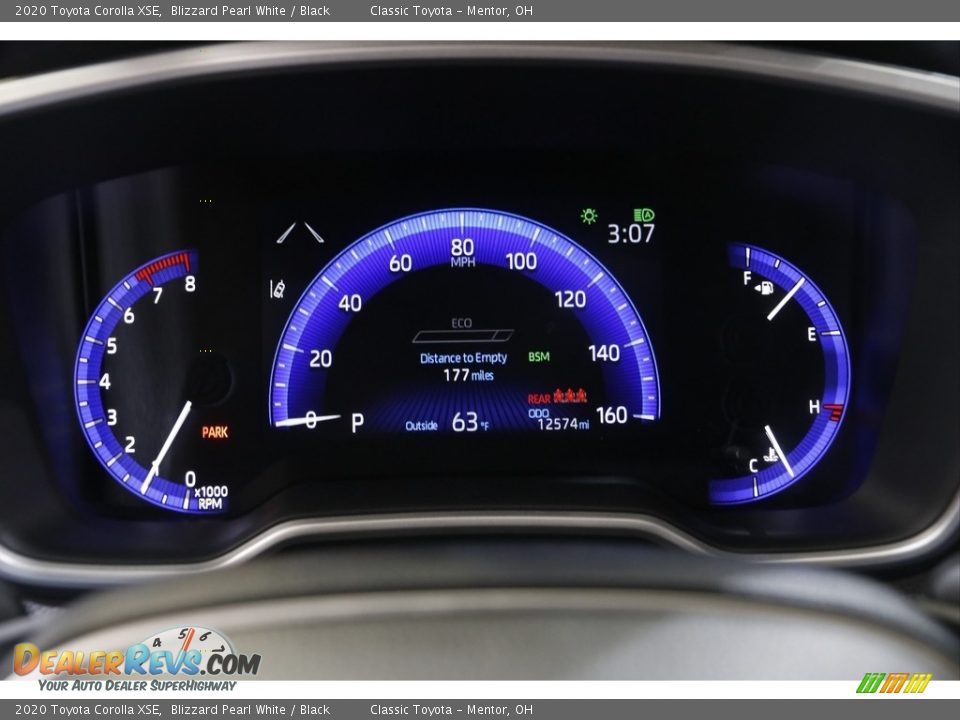 2020 Toyota Corolla XSE Blizzard Pearl White / Black Photo #8