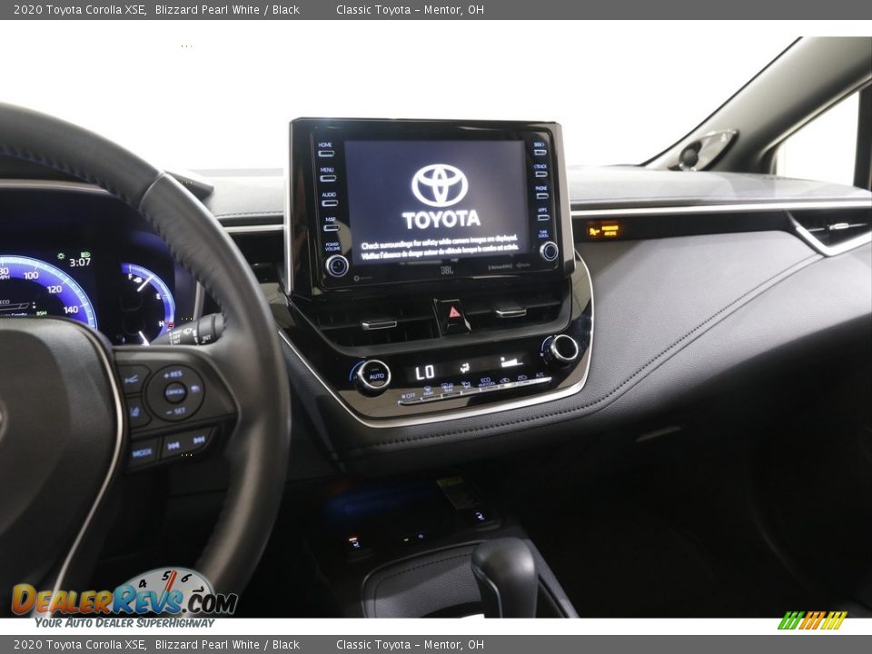 2020 Toyota Corolla XSE Blizzard Pearl White / Black Photo #9