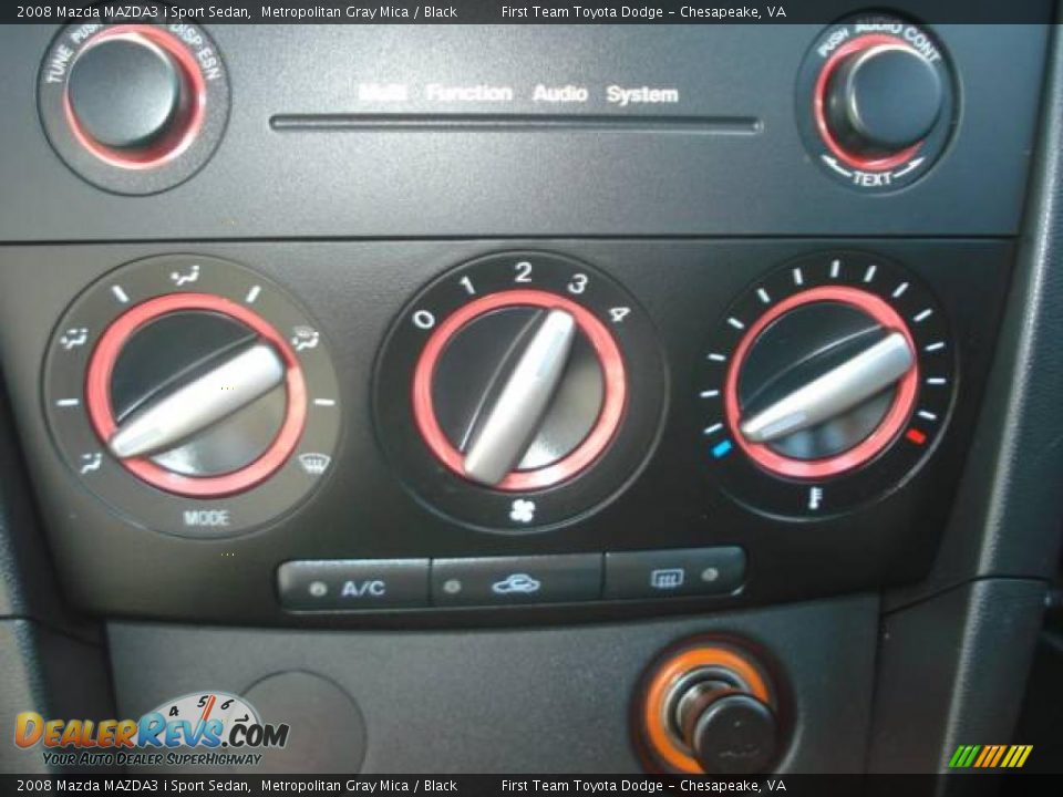 2008 Mazda MAZDA3 i Sport Sedan Metropolitan Gray Mica / Black Photo #13