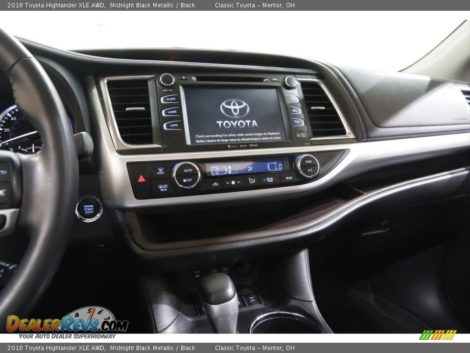 2018 Toyota Highlander XLE AWD Midnight Black Metallic / Black Photo #9