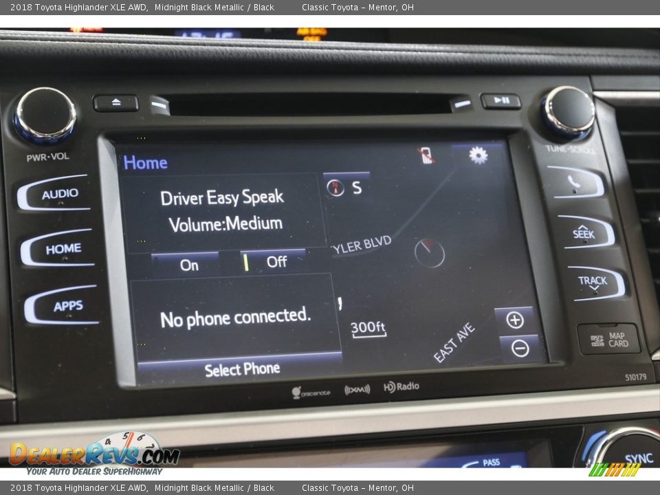 2018 Toyota Highlander XLE AWD Midnight Black Metallic / Black Photo #10