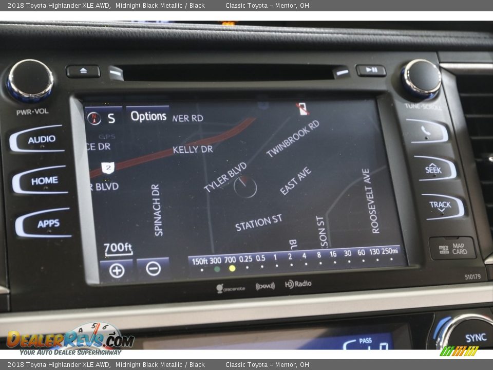 2018 Toyota Highlander XLE AWD Midnight Black Metallic / Black Photo #11