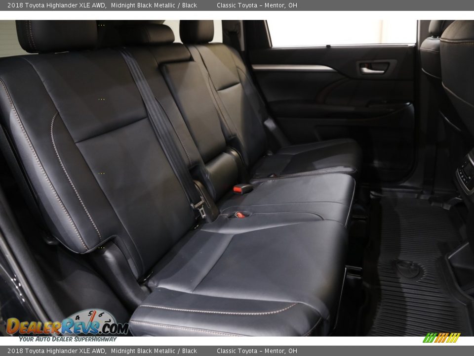 2018 Toyota Highlander XLE AWD Midnight Black Metallic / Black Photo #15