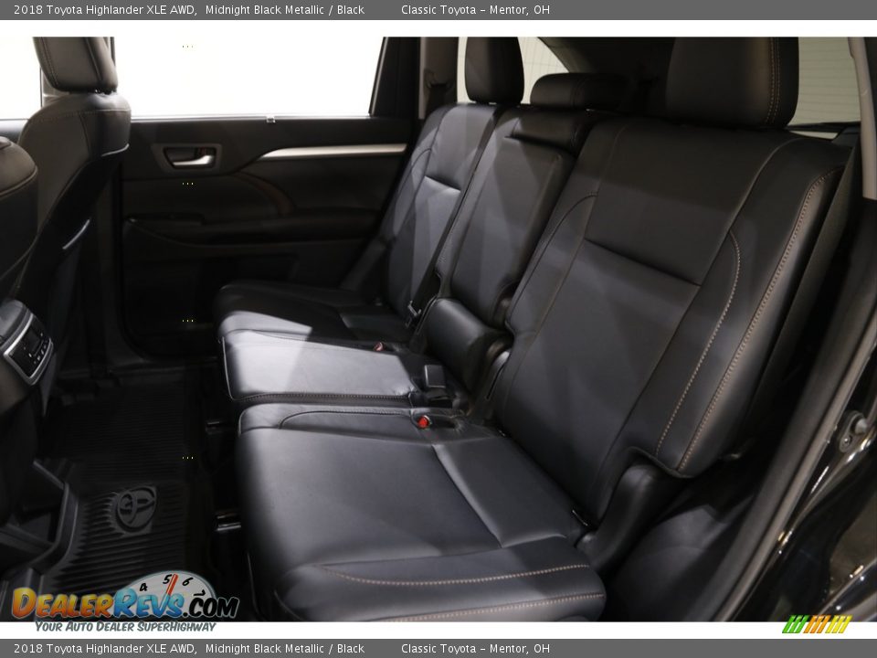 2018 Toyota Highlander XLE AWD Midnight Black Metallic / Black Photo #16
