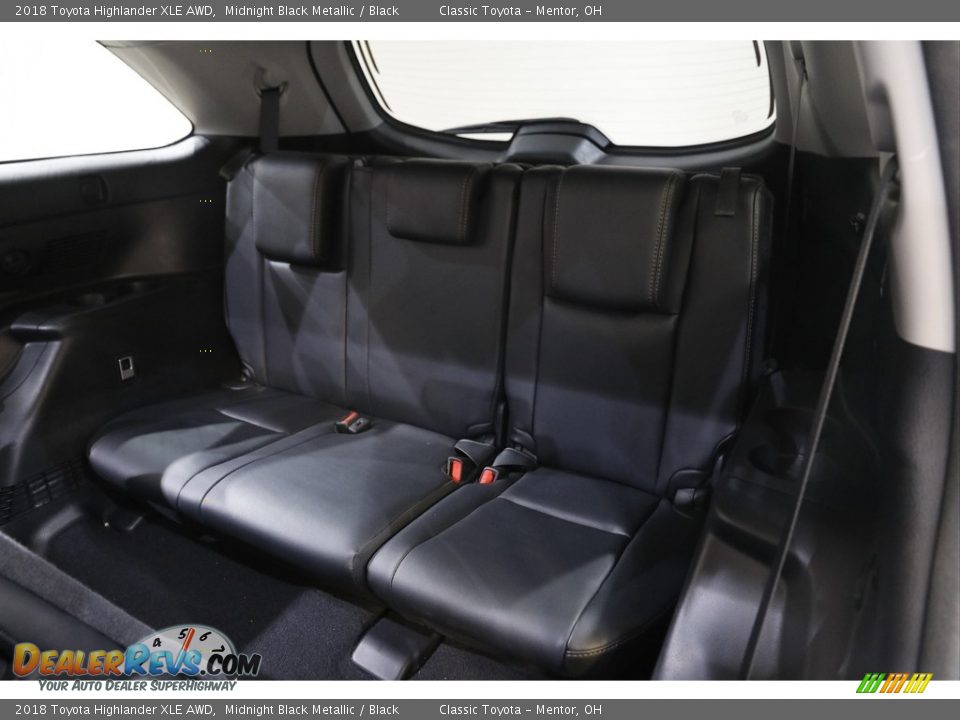2018 Toyota Highlander XLE AWD Midnight Black Metallic / Black Photo #17