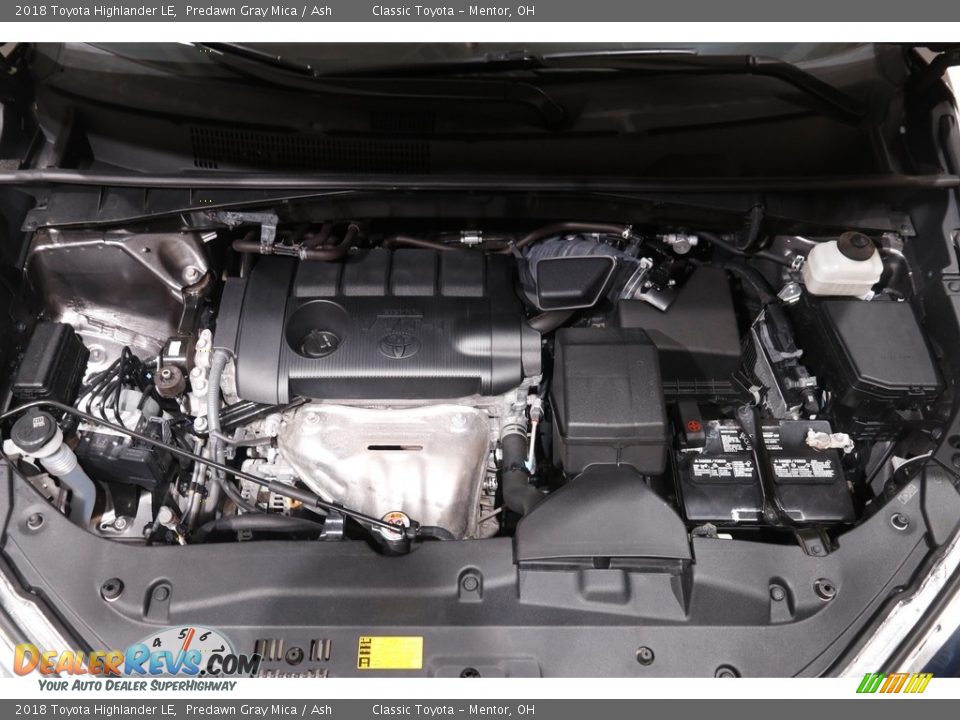 2018 Toyota Highlander LE Predawn Gray Mica / Ash Photo #19