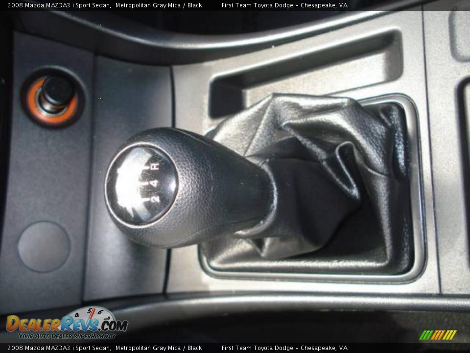 2008 Mazda MAZDA3 i Sport Sedan Metropolitan Gray Mica / Black Photo #14