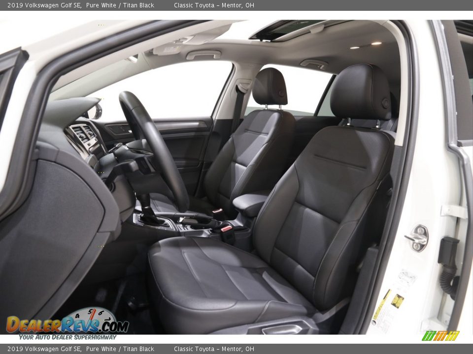 2019 Volkswagen Golf SE Pure White / Titan Black Photo #5