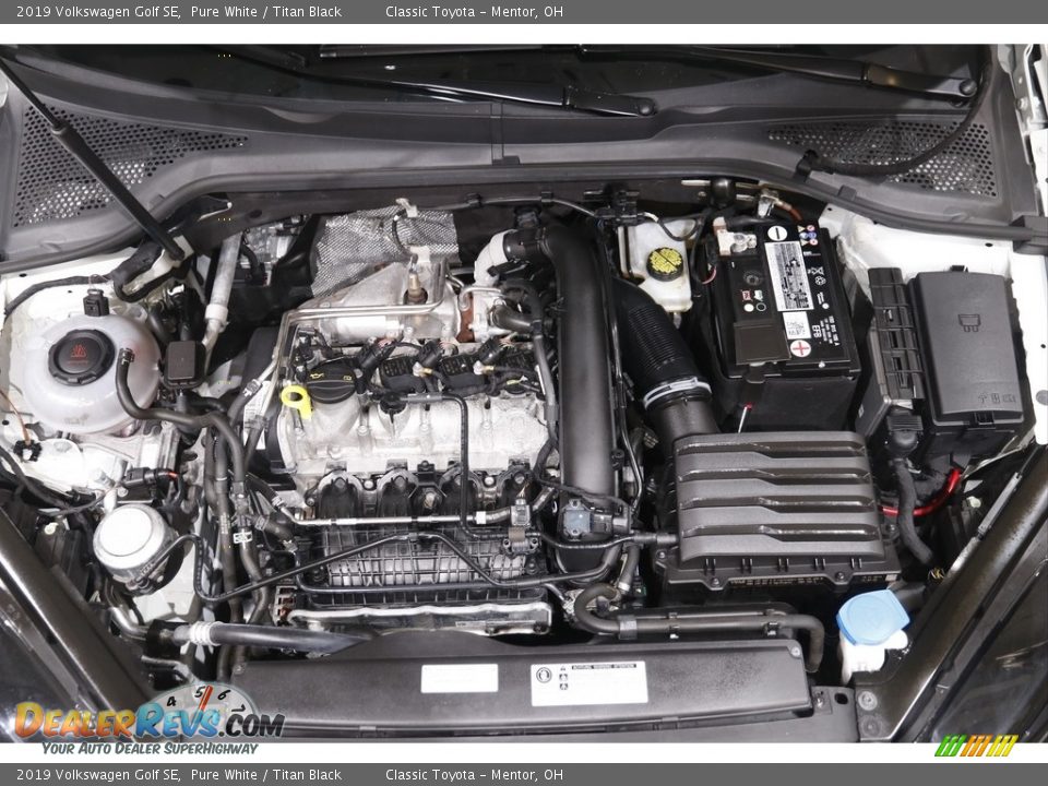 2019 Volkswagen Golf SE Pure White / Titan Black Photo #17