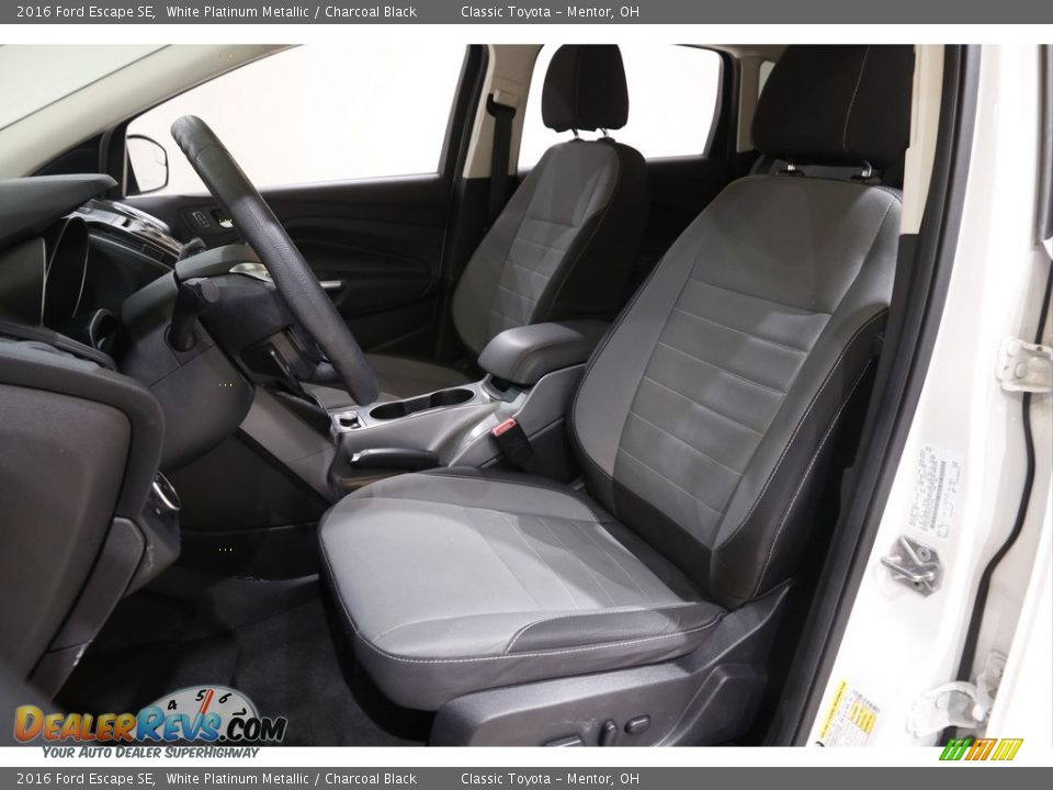 2016 Ford Escape SE White Platinum Metallic / Charcoal Black Photo #5