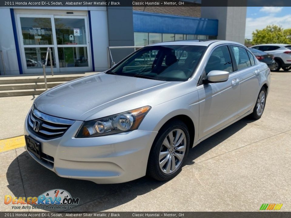 2011 Honda Accord EX-L Sedan Alabaster Silver Metallic / Black Photo #1