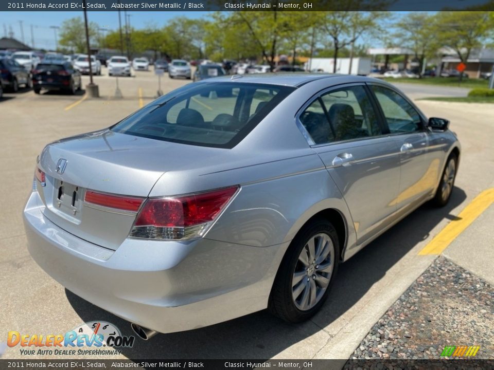 2011 Honda Accord EX-L Sedan Alabaster Silver Metallic / Black Photo #2