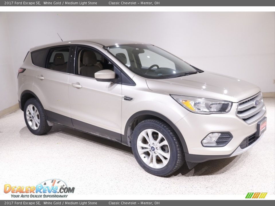 2017 Ford Escape SE White Gold / Medium Light Stone Photo #1