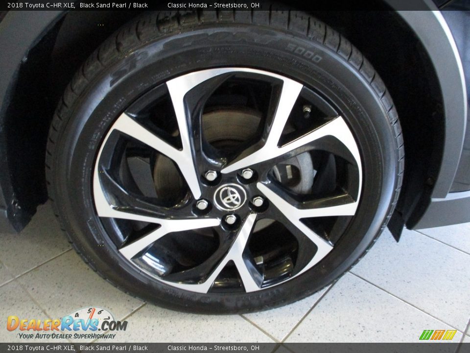 2018 Toyota C-HR XLE Black Sand Pearl / Black Photo #5