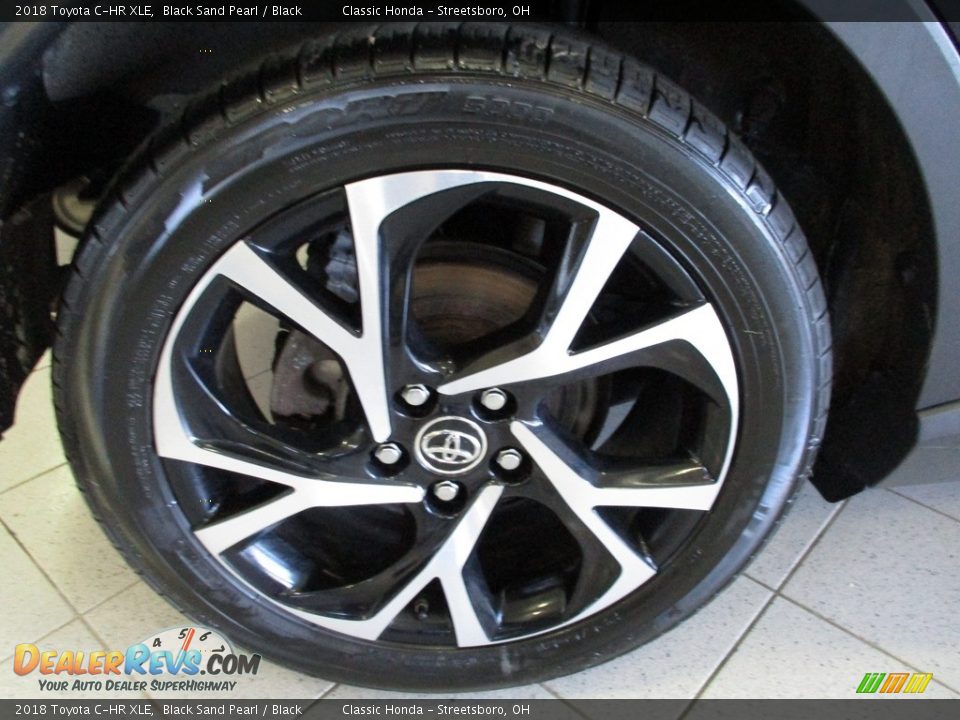 2018 Toyota C-HR XLE Black Sand Pearl / Black Photo #6