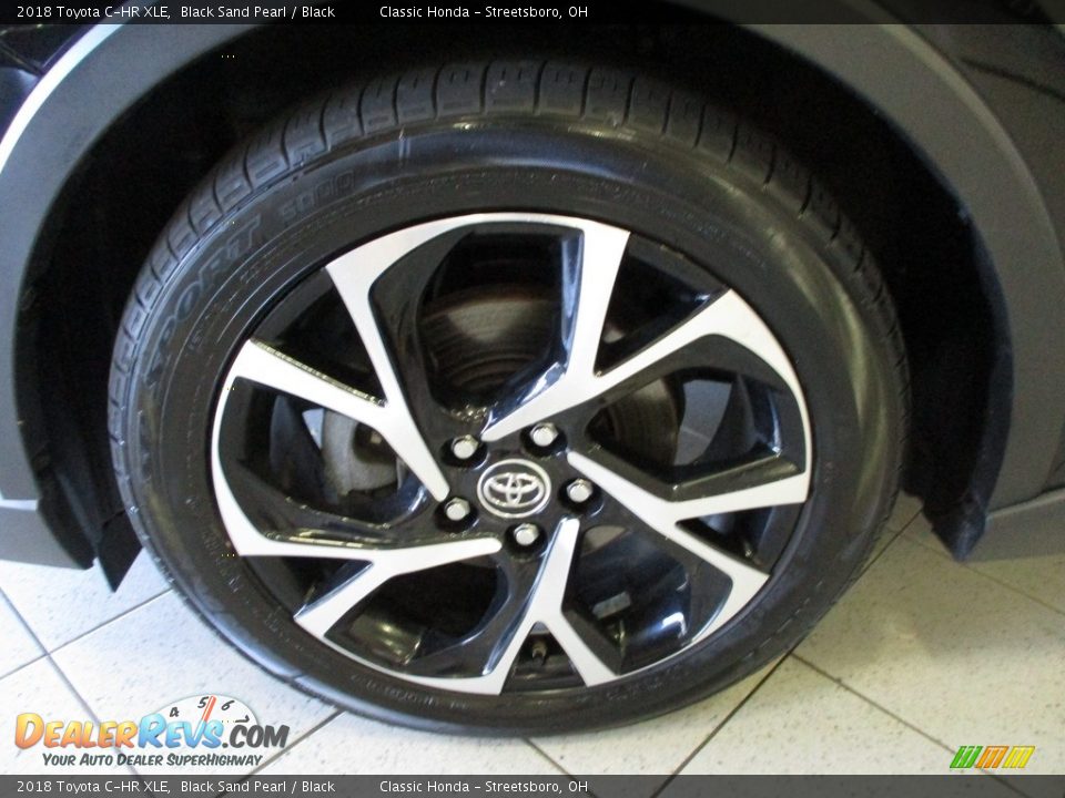 2018 Toyota C-HR XLE Black Sand Pearl / Black Photo #12