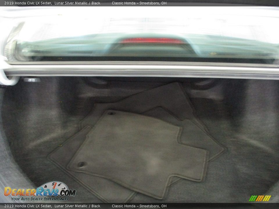 2019 Honda Civic LX Sedan Lunar Silver Metallic / Black Photo #12