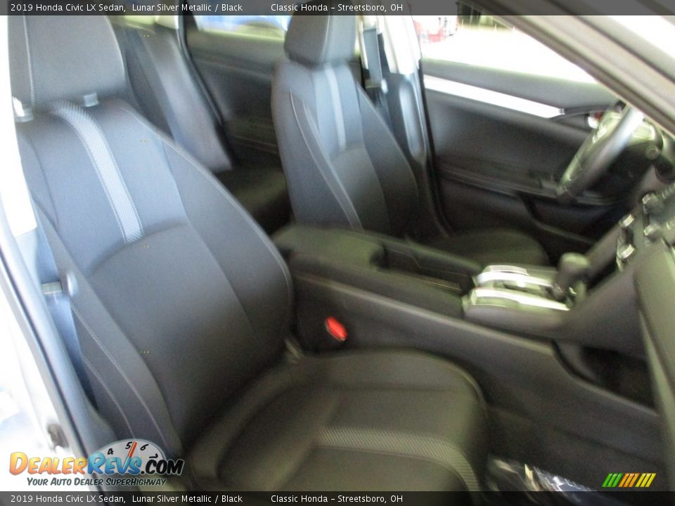 2019 Honda Civic LX Sedan Lunar Silver Metallic / Black Photo #17