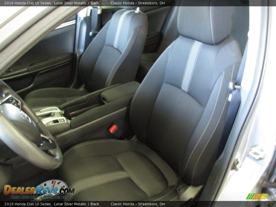 2019 Honda Civic LX Sedan Lunar Silver Metallic / Black Photo #25