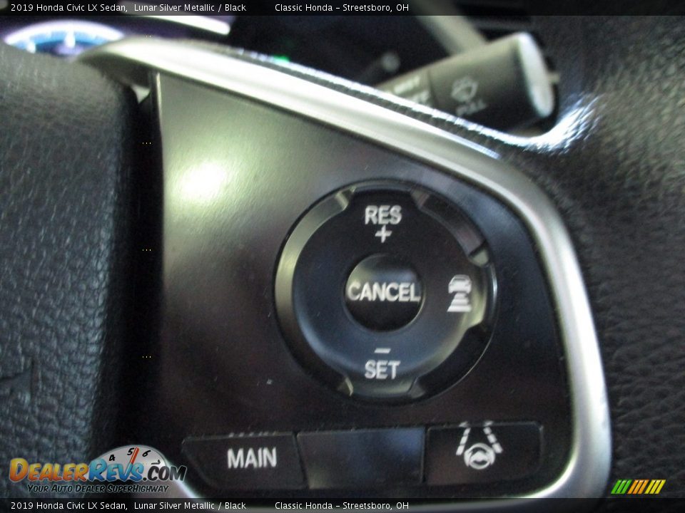 2019 Honda Civic LX Sedan Lunar Silver Metallic / Black Photo #32