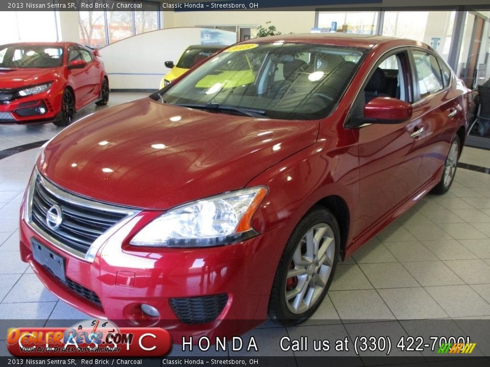 2013 Nissan Sentra SR Red Brick / Charcoal Photo #1