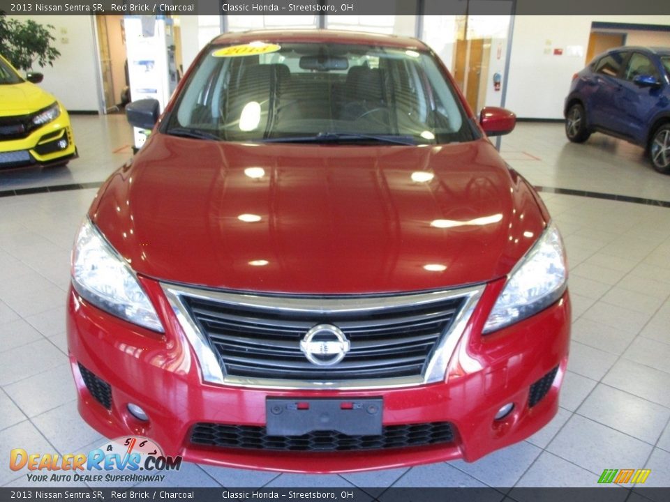 2013 Nissan Sentra SR Red Brick / Charcoal Photo #2