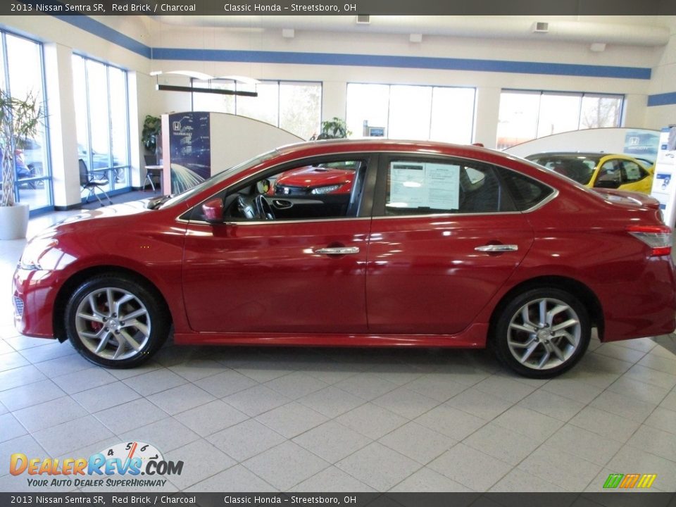 2013 Nissan Sentra SR Red Brick / Charcoal Photo #10