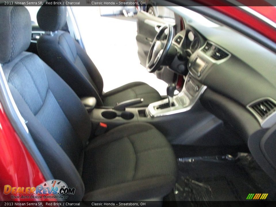 2013 Nissan Sentra SR Red Brick / Charcoal Photo #16