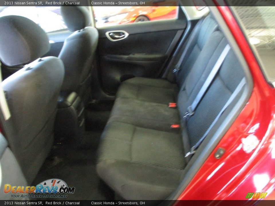 2013 Nissan Sentra SR Red Brick / Charcoal Photo #25