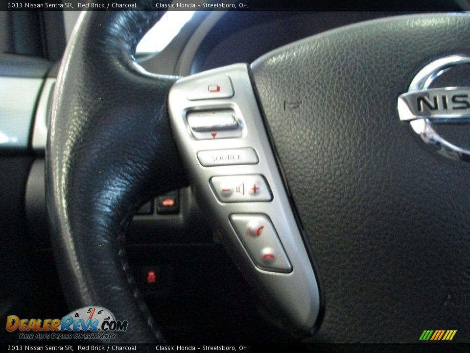 2013 Nissan Sentra SR Red Brick / Charcoal Photo #31