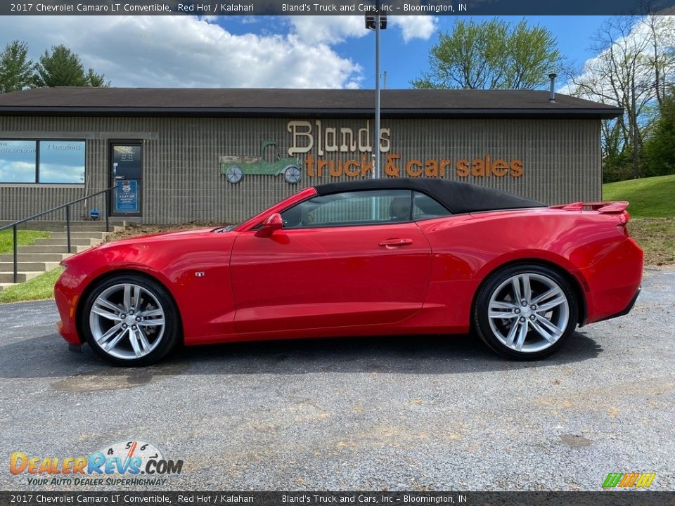 2017 Chevrolet Camaro LT Convertible Red Hot / Kalahari Photo #1