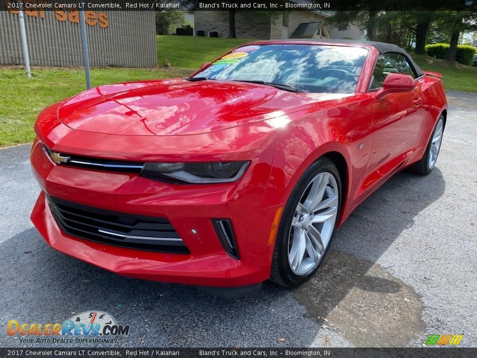 2017 Chevrolet Camaro LT Convertible Red Hot / Kalahari Photo #2