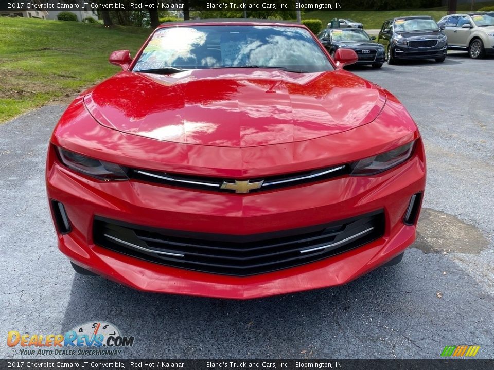 2017 Chevrolet Camaro LT Convertible Red Hot / Kalahari Photo #3