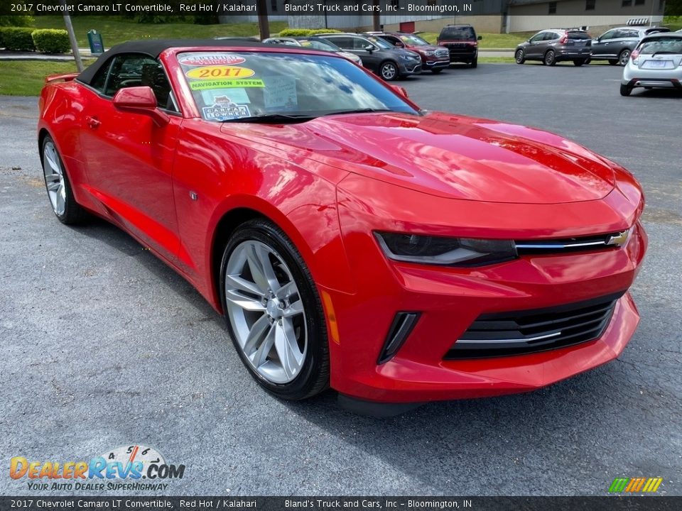 2017 Chevrolet Camaro LT Convertible Red Hot / Kalahari Photo #4