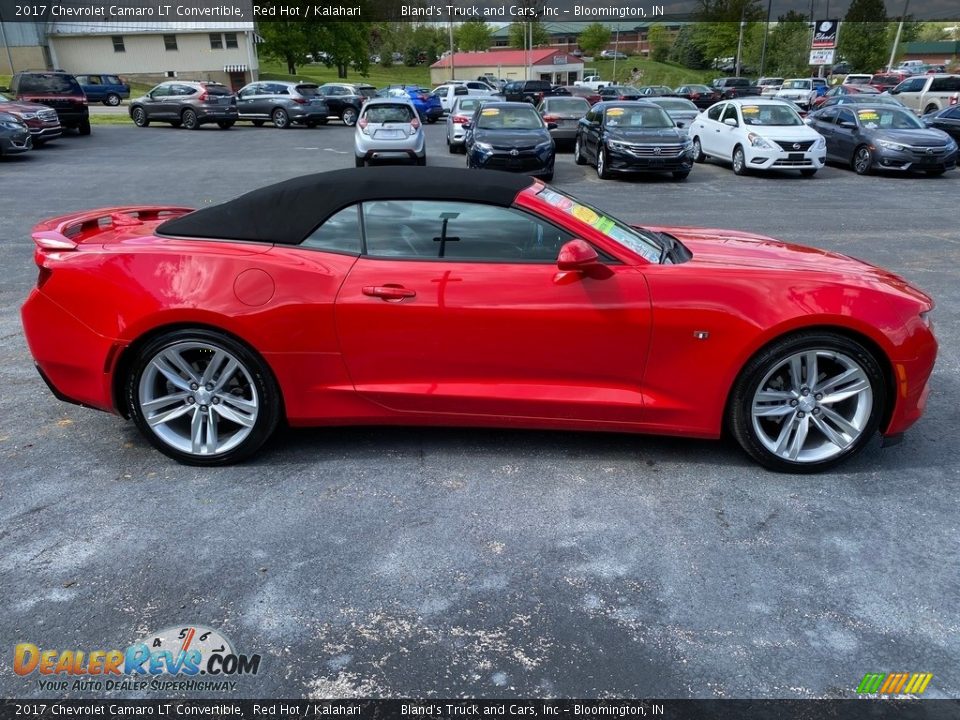 2017 Chevrolet Camaro LT Convertible Red Hot / Kalahari Photo #5