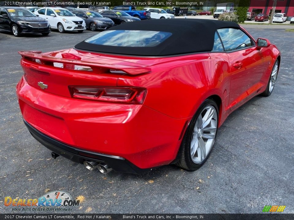 2017 Chevrolet Camaro LT Convertible Red Hot / Kalahari Photo #6