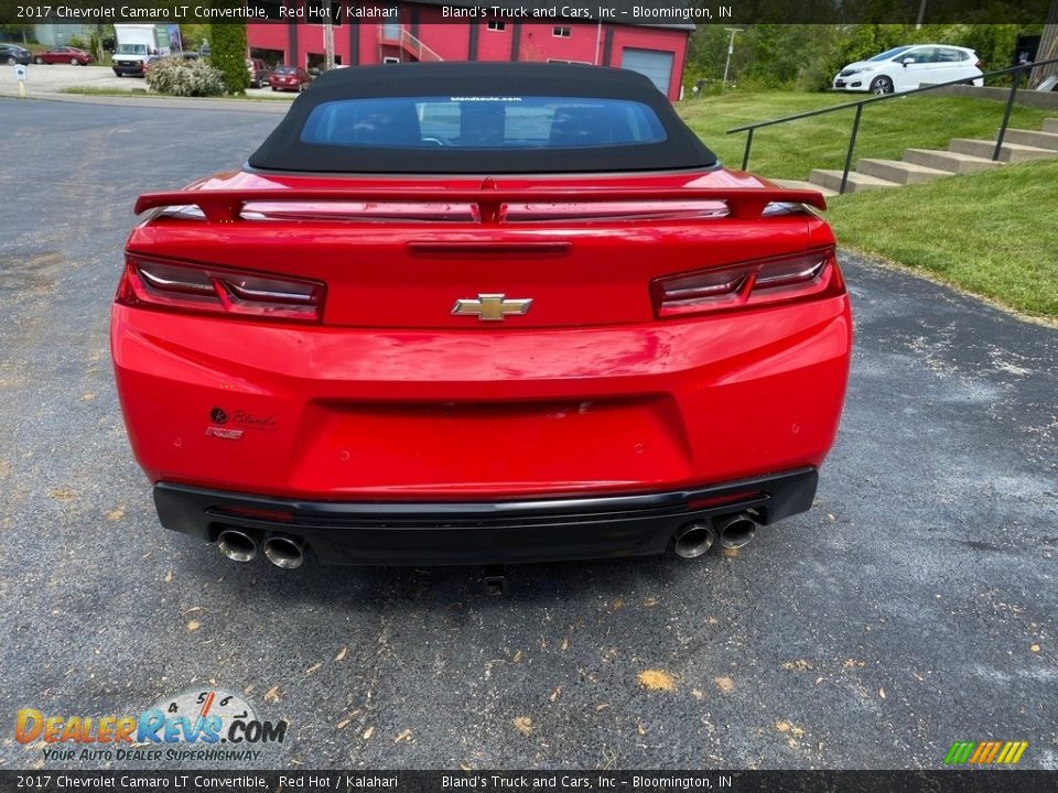 2017 Chevrolet Camaro LT Convertible Red Hot / Kalahari Photo #7