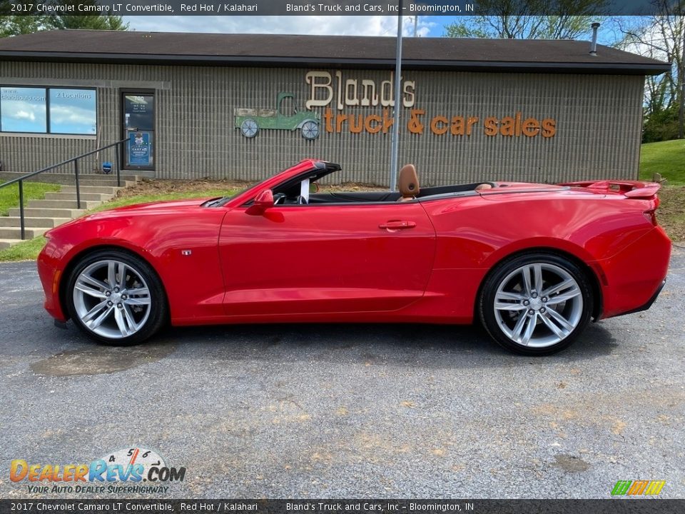 2017 Chevrolet Camaro LT Convertible Red Hot / Kalahari Photo #9