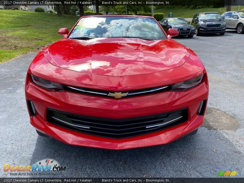 2017 Chevrolet Camaro LT Convertible Red Hot / Kalahari Photo #11