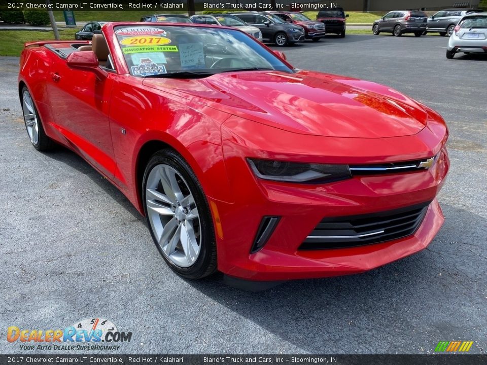 2017 Chevrolet Camaro LT Convertible Red Hot / Kalahari Photo #12