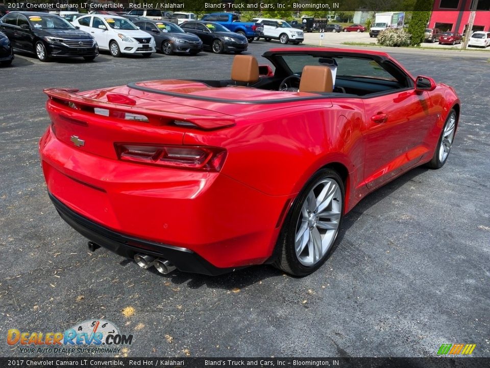 2017 Chevrolet Camaro LT Convertible Red Hot / Kalahari Photo #14