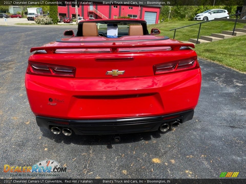 2017 Chevrolet Camaro LT Convertible Red Hot / Kalahari Photo #15