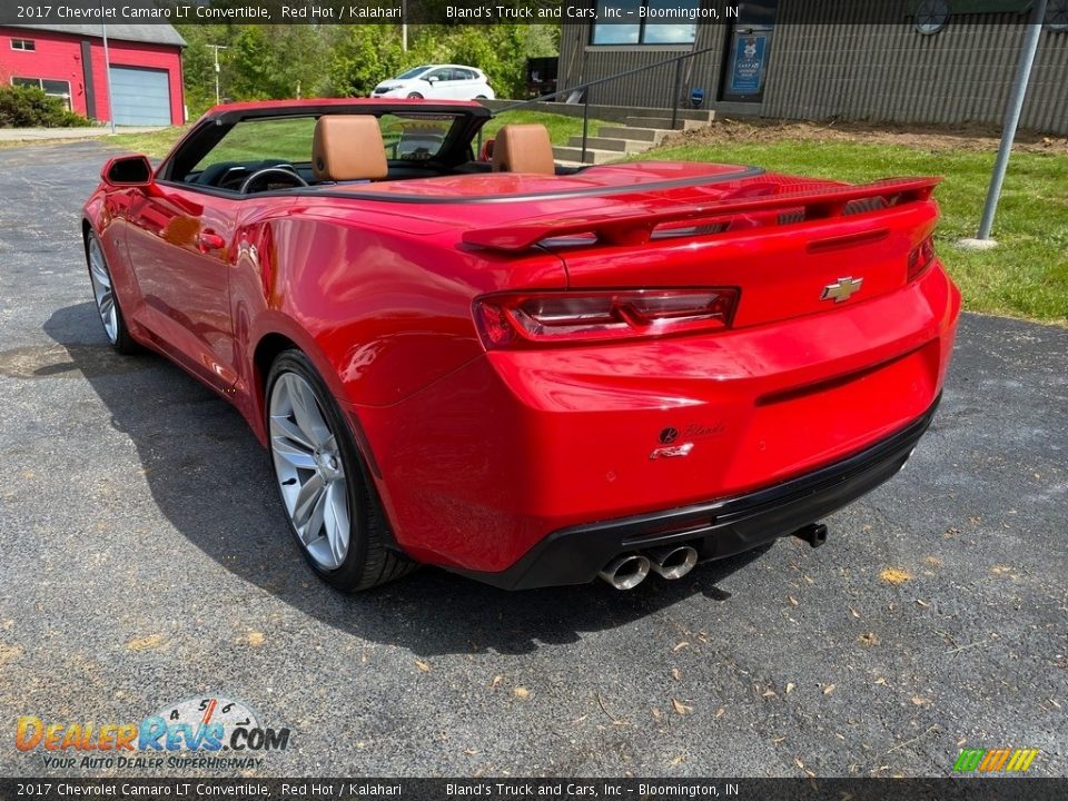 2017 Chevrolet Camaro LT Convertible Red Hot / Kalahari Photo #16