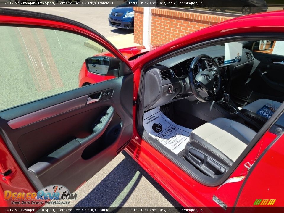 2017 Volkswagen Jetta Sport Tornado Red / Black/Ceramique Photo #3