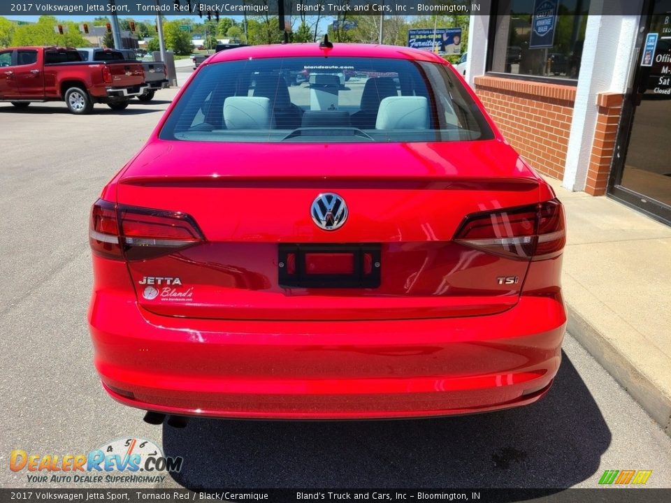 2017 Volkswagen Jetta Sport Tornado Red / Black/Ceramique Photo #31