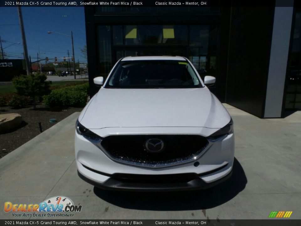 2021 Mazda CX-5 Grand Touring AWD Snowflake White Pearl Mica / Black Photo #2
