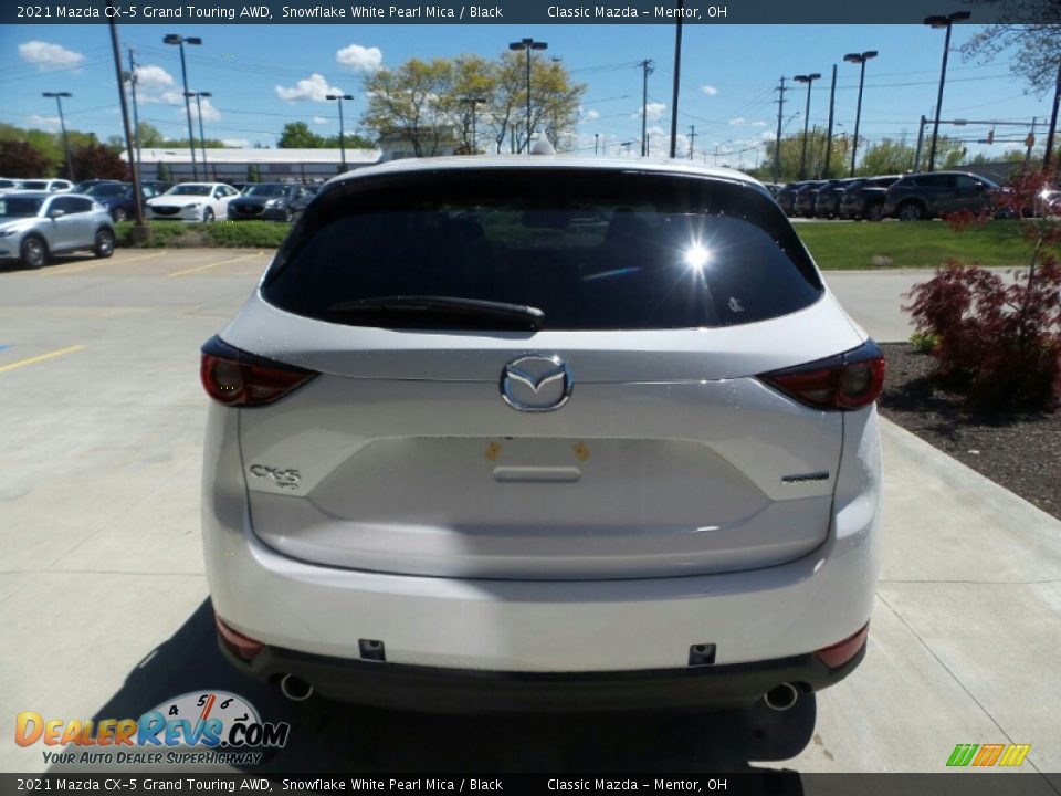 2021 Mazda CX-5 Grand Touring AWD Snowflake White Pearl Mica / Black Photo #5