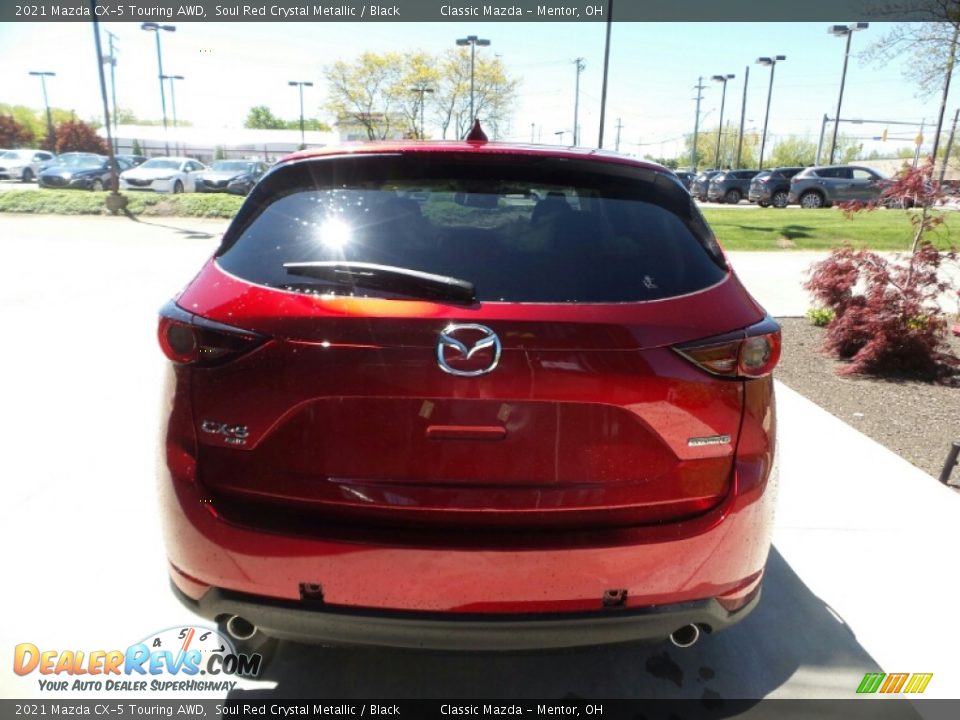 2021 Mazda CX-5 Touring AWD Soul Red Crystal Metallic / Black Photo #5